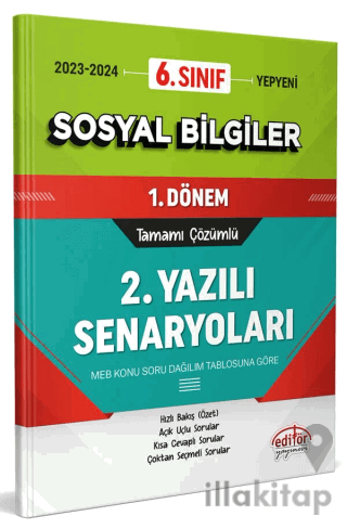 6. Sınıf Sosyal Bilgiler 1. Dönem Ortak Sınavı 2. Yazılı Senaryoları T