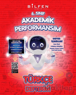 6. Sınıf Türkçe Akademik Performansım Defterim