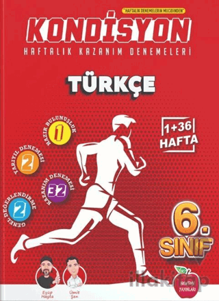 6. Sınıf Türkçe Kondisyon Haftalık Kazanım Deneme