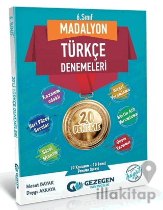 6. Sınıf Türkçe Madalyon 20 Deneme