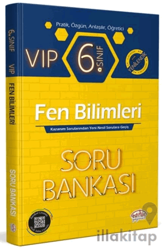 6. Sınıf VIP Fen Bilimleri Soru Bankası