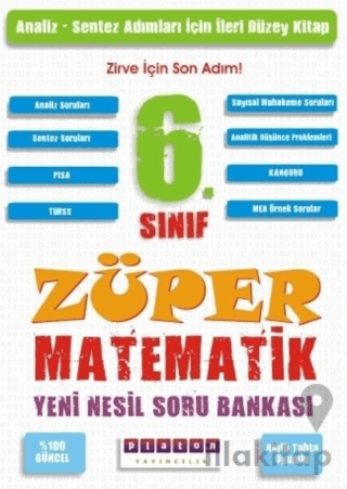 6. Sınıf Züper Matematik Yeni Nesil Soru Bankası