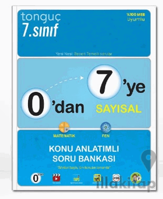 7. Sınıf 0'dan 7'ye Sayısal Konu Anlatımlı Soru Bankası