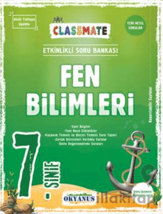 7. Sınıf Classmate Fen Bilimleri Soru Bankası