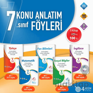 7. Sınıf Etkileşimli Konu Anlatım Föyleri Seti