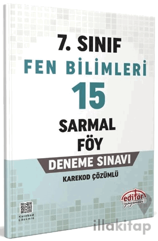 7. Sınıf Fen Bilimleri 15 Sarmal Föy Deneme Sınavı