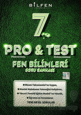 7. Sınıf Fen Bilimleri Pro ve Test Soru Bankası