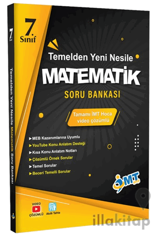 7. Sınıf Matematik Temelden Yeni Nesile Soru Bankası İMT Matematik