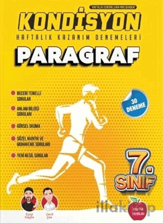 7. Sınıf Paragraf Kondisyon Haftalık Kazanım Denemeleri