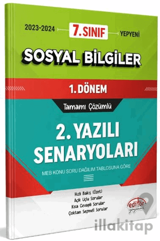 7. Sınıf Sosyal Bilgiler 1. Dönem Ortak Sınavı 2. Yazılı Senaryoları T