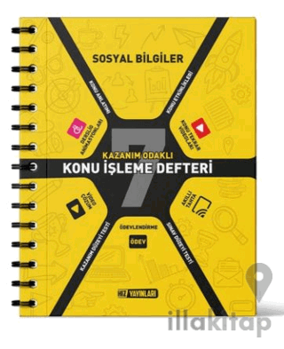 7. Sınıf Sosyal Bilgiler Konu İşleme Defteri