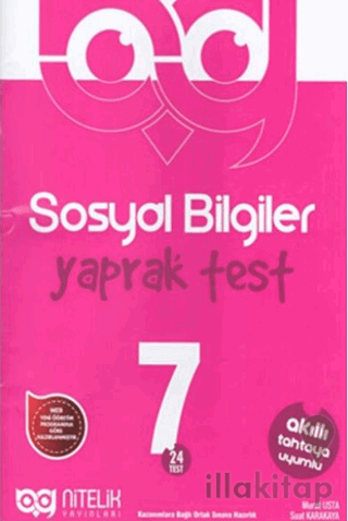 7. Sınıf Sosyal Bilgiler Yaprak Test