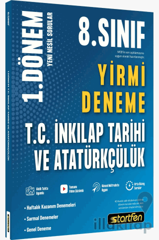 8. Sınıf 1. Dönem T.C. İnkılap Tarihi ve Atatürkçülük Yirmi Deneme