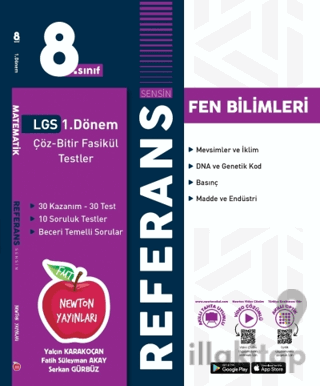 8. Sınıf 1. Dönem Tekrarı Referans Fen Bilimleri Fasikül Soru Bankası