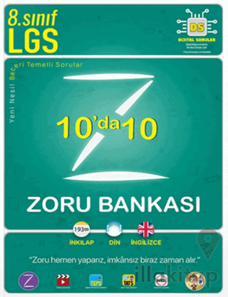 8. Sınıf 10'da 10 Zoru Bankası