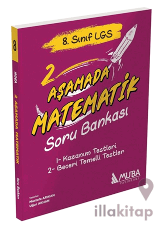 8. Sınıf 2 Aşamada Matematik Soru Bankası Muba Yayınları