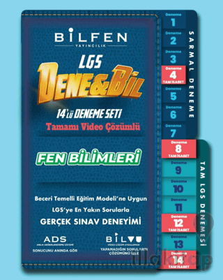 8.Sınıf Denebil Fen Bilimleri 14'lü Deneme Seti