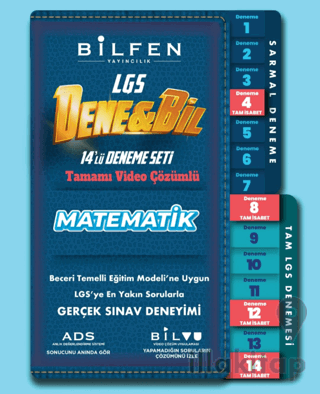 8.Sınıf Denebil Matematik 14'lü Deneme Seti