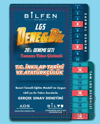 8.Sınıf Denebil T.C İnkılap Tarihi ve Atatürkçülük 14'lü Deneme Seti