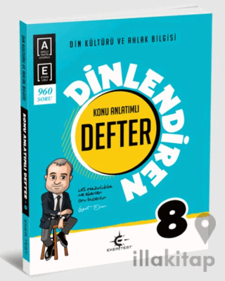 8. Sınıf Din Kültürü ve Ahlak Bilgisi Dinlendiren Defter