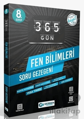 8. Sınıf Fen Bilimleri 365 Gün Soru Gezegeni