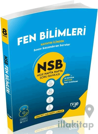 8. Sınıf Fen Bilimleri NSB Nige Hafta Hafta Soru Bankası