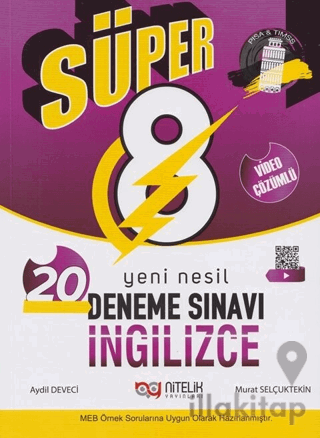 8. Sınıf İngilizce Süper Yeni Nesil 20 Deneme Sınavı