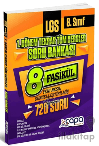 8. Sınıf LGS 1. Dönem Tekrar Tüm Dersler Soru Bankası