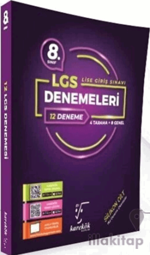 8. Sınıf LGS 12'li Deneme Seti