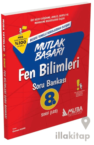 8. Sınıf LGS Mutlak Başarı Fen Bilimleri Soru Bankası Muba Yayınları