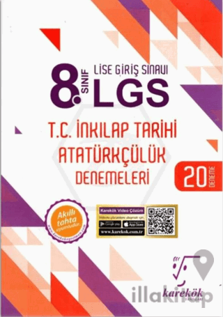 8. Sınıf LGS T.C.İnkılap Tarihi ve Atatürkçülük 20'li Deneme Sınavı