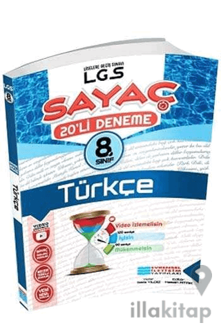 8. Sınıf LGS Türkçe Sayaç Video Çözümlü 20'li Deneme