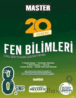 8. Sınıf Master 20 Fen Bilimleri Denemesi