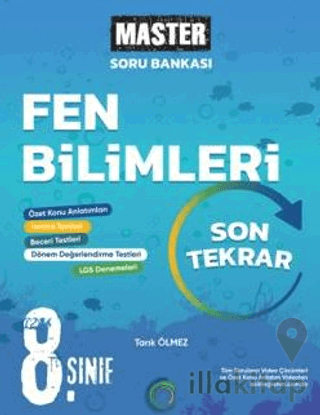 8. Sınıf Master Son Tekrar Fen Bilimleri Soru Bankası