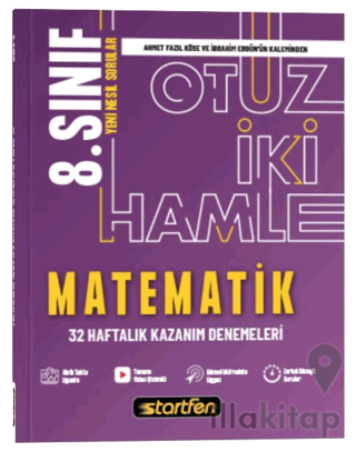 8. Sınıf Matematik 32 Hamle Kazanım Denemeleri