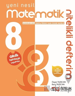 8. Sınıf Matematik Nitelikli Defterim