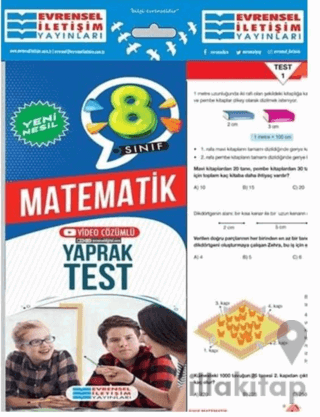 8. Sınıf Matematik Yeni Nesil Video Çözümlü Yaprak Test