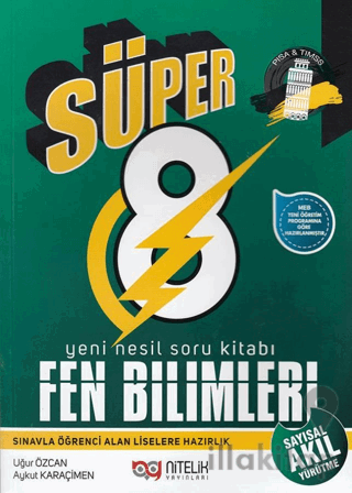 8. Sınıf Süper Fen Bilimleri Soru Kitabı