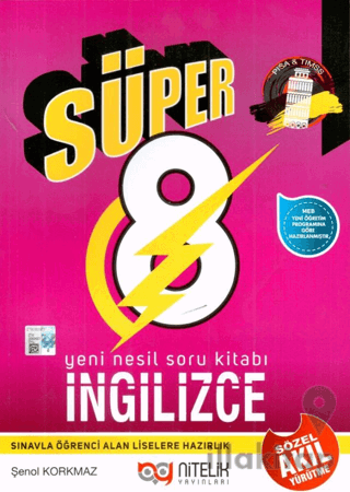 8. Sınıf Süper İngilizce Soru Kitabı