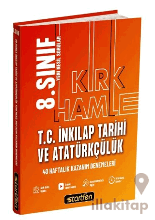 8. Sınıf T.C. İnkılap Tarihi ve Atatürkçülük 40 Hamle Haftalık Kazanım