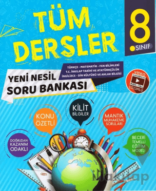 8. Sınıf Tüm Dersler Yeni Nesil Soru Bankası