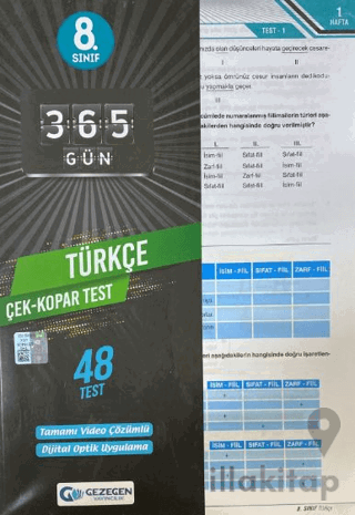 8.Sınıf Türkçe 48 Yaprak Test