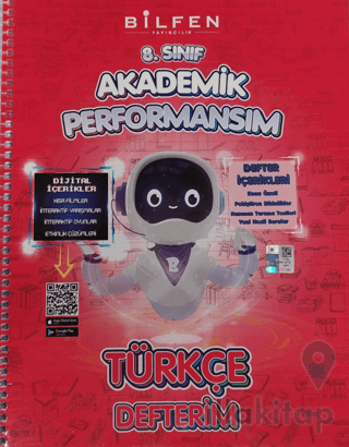 8. Sınıf Türkçe Akademik Performansım Defterim