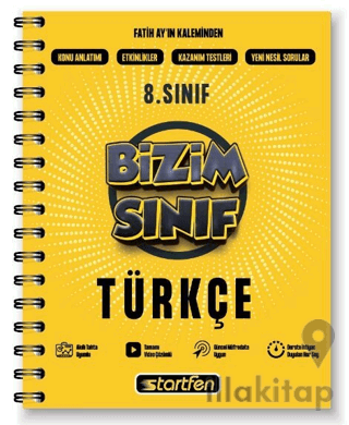 8. Sınıf Türkçe Bizim Sınıf Defter