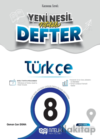 8. Sınıf Türkçe Yeni Nesil Nitelikli Defter