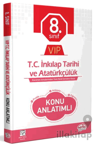 8. Sınıf VIP T.C. İnkılap Tarihi ve Atatürkçülük Konu Anlatımı