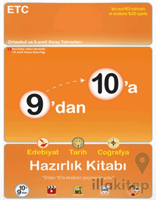 9'dan 10'a Edebiyat Tarih Coğrafya Hazırlık Kitabı