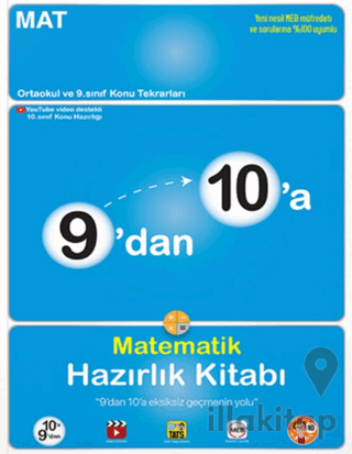 9'dan 10'a Matematik Hazırlık Kitabı