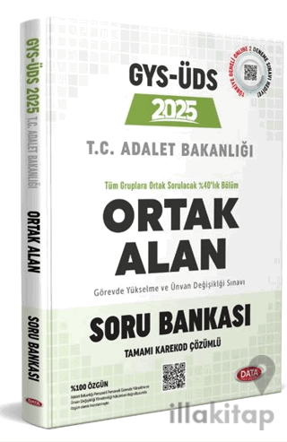 Adalet Bakanlığı GYS-ÜDS Ortak Alan Soru Bankası - Karekod Çözümlü