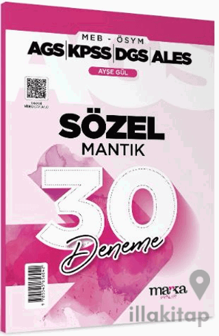 AGS KPSS DGS ALES Sözel Mantık 30 Deneme